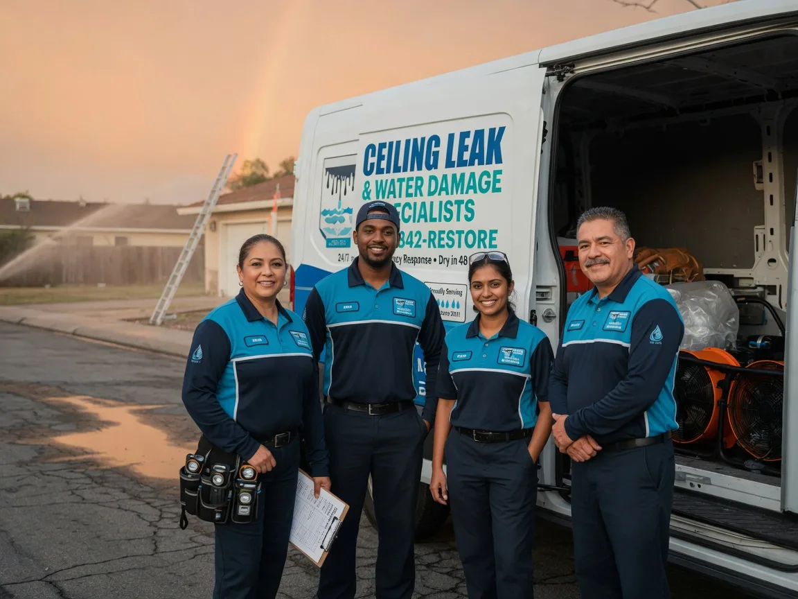 Ceiling Leak Cleanup company in Rudolph, OH