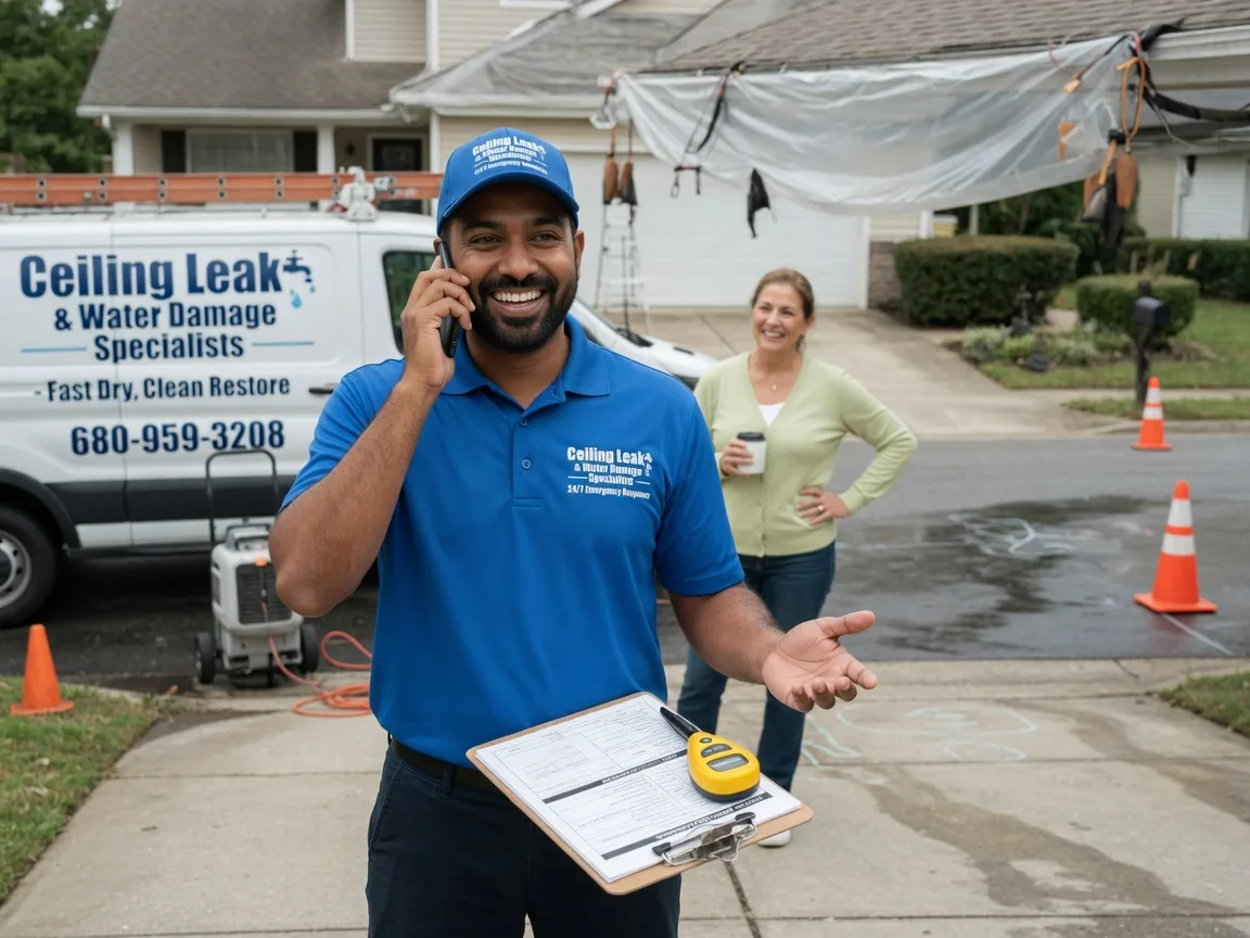 Ceiling Leak Cleanup Rudolph, OH FAQs
